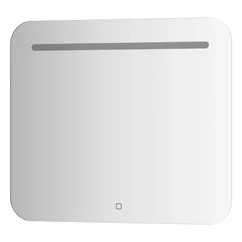 Зеркало Evoform со встроенным LED-светильником 5,5 W 70х60 см Сенсорный выключатель