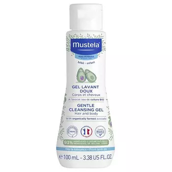 Mustela Мягкий гель для купания, 100 мл (Mustela, Bebe - время купаться)