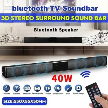 Портативная Bluetooth-Колонка высокой мощности, 40 Вт