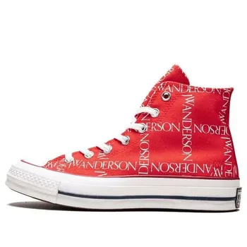 Кроссовки j.w. anderson x chuck 70 hi top 'grid' Converse, красный