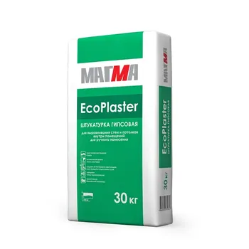 Штукатурка гипсовая Магма Eco Plaster МР 30 кг