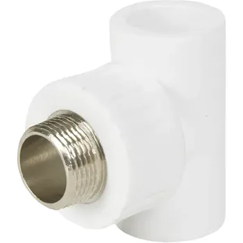 Тройник комбинированный РВК 25x3/4"x25 мм НР ВП полипропилен 020808