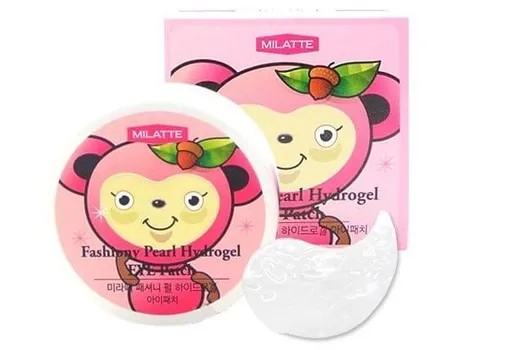 Гидрогелевые патчи для глаз с жемчужной пудрой Milatte Fashiony Pearl Hydrogel Eye Patch