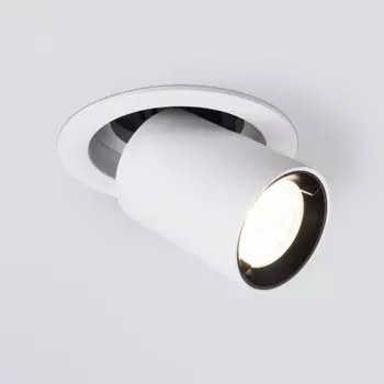 Встраиваемый светильник круглый светодиодный Elektrostandard 9917 LED 10W 4200K белый матовый