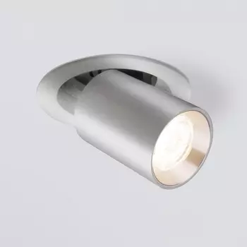 Встраиваемый светильник светодиодный Elektrostandard 9917 LED 10W 4200K серебро