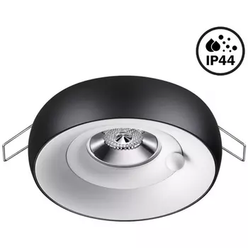 Встраиваемый светильник круглый IP44 Novotech Water 370798
