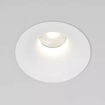 Встраиваемый светильник круглый светодиодный Elektrostandard Bliss 25070/LED 15W 4000K белый