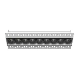Светильник линейный встраиваемый LED MS-ORIENT-BUILT-TRIMLESS-TC-S38x277-20W Day4000 (WH-BK, 30 deg, 230V) (Arlight, IP20 Металл, 5 лет) 032226