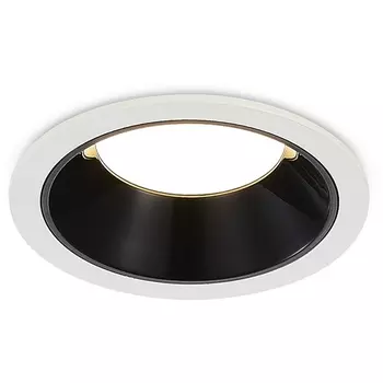 Встраиваемый светильник круглый ST Luce ST755.438.07 Черный LED 1*7W