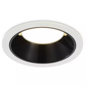 Встраиваемый светильник круглый ST Luce ST755.448.07 Черный LED 1*7W