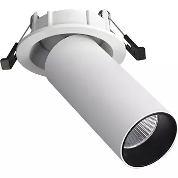 Встраиваемый светильник круглый ST Luce ST759.538.07 Белый LED 1*7W 3000K