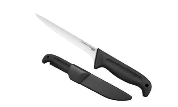 Филейный нож Cold Steel Fillet Knife, сталь 4116, рукоять Kray-Ex, черный