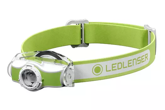 Фонарь светодиодный налобный LED Lenser MH5 зеленый, 400 лм, аккумулятор