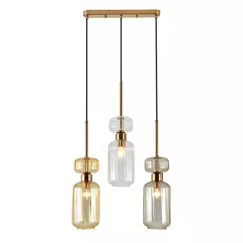 Светильник подвесной Escada Gloss 1141/3S BG/CL/AM