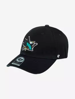 Бейсболка 47 BRAND H-RGW22GWS San Jose Sharks NHL (черный), Черный