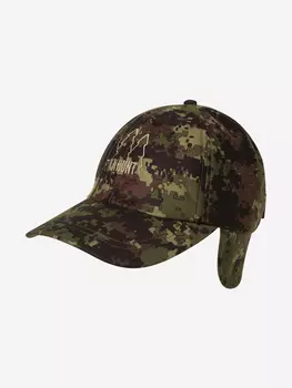 Бейсболка мужская FINNHUNT Summer Camo c ушами, Зеленый