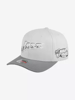 Бейсболка MITCHELL NESS 6HSSFH21HW012-UJAGREY Utah Jazz NBA (серый), Серый