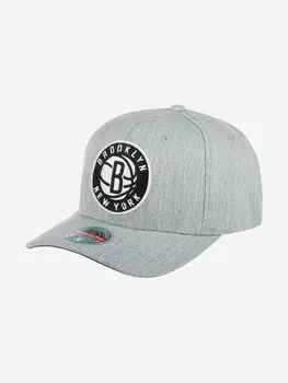 Бейсболка MITCHELL NESS 6HSSMM19363-BNEGYHT Brooklyn Nets NBA (серый), Серый