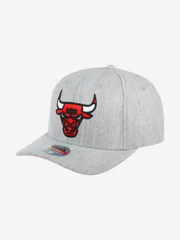Бейсболка MITCHELL NESS 6HSSMM19363-CBUGYHT Chicago Bulls NBA (серый), Серый