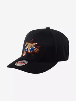 Бейсболка MITCHELL NESS HHSS3260-P76YYPPPBLCK Philadelphia 76Ers NBA (черный), Черный