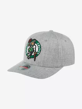 Бейсболка MITCHELL NESS HHSS3273-BCEYYPPPGYHT Boston Celtics NBA (серый), Серый