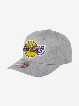 Бейсболка MITCHELL NESS HHSS3273-LALYYPPPGYHT Los Angeles Lakers NBA (серый), Серый