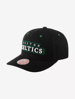 Бейсболка MITCHELL NESS HHSS5351-BCEYYPPPBLCK Boston Celtics NBA (черный), Черный