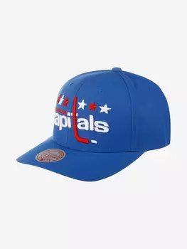 Бейсболка MITCHELL NESS HHSS5370-WCAYYPPPBLUE Washington Capitals NHL (синий), Синий