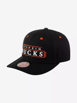 Бейсболка MITCHELL NESS HHSS5372-ADUYYPPPBLCK Anaheim Ducks NHL (черный), Черный