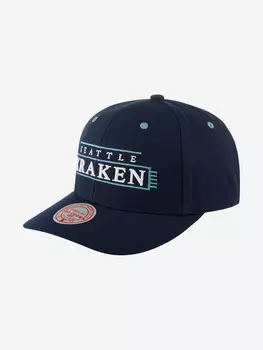 Бейсболка MITCHELL NESS HHSS5372-SKRYYPPPBLUE Seattle Kraken NHL (синий), Синий