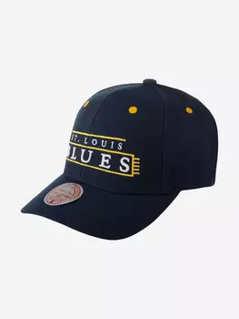 Бейсболка MITCHELL NESS HHSS5372-SLUYYPPPBLUE St Louis Blues NHL (синий), Синий