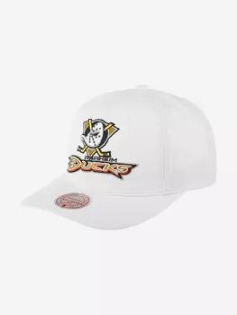 Бейсболка MITCHELL NESS HHSS5758-ADUYYPPPWHIT Anaheim Ducks NHL (белый), Белый