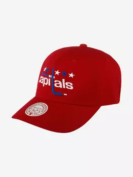 Бейсболка MITCHELL NESS HLUX5369-WCAYYPPPRED1 Washington Capitals NHL (красный), Красный