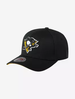 Бейсболка MITCHELL NESS MN-NHL-EU127-PITPEN-BLK Pittsburgh Penguins NHL (черный), Черный