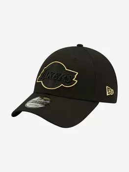 Бейсболка мужская New Era 9Forty NBA Los Angeles Lakers, Черный, размер Без размера