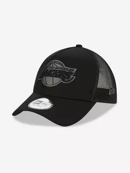 Бейсболка мужская New Era Bob Team Logo 9Forty Af Trucker, Черный, размер Без размера