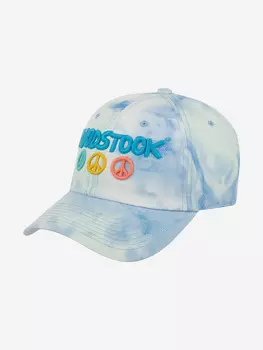 Бейсболка AMERICAN NEEDLE 21023A-WOODSTK Woodstock Tie Dye Ballpark (голубой), Голубой