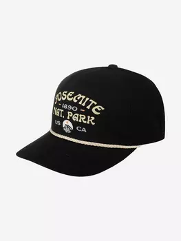 Бейсболка AMERICAN NEEDLE 23002A-YONP Yosemite National Park Canvas Cappy (черный), Черный