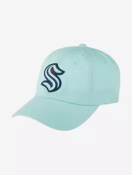 Бейсболка AMERICAN NEEDLE 40742A-SEK Seattle Kraken Blue Line NHL (голубой), Голубой