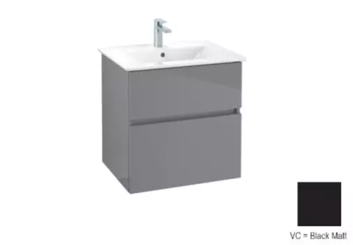 Тумба под раковину Villeroy&Boch Verity Line 60 черная матовая