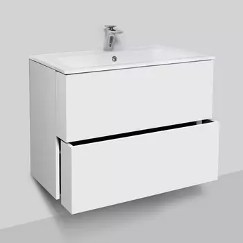 Тумба с раковиной Am.Pm Spirit V2.0 80 белый глянец