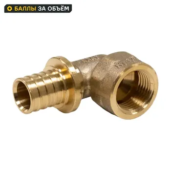 Угол комбинированный 90° Рехау 1/2"х20 мм ВР-НР латунь