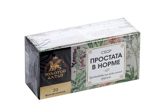 Сбор Золотой Алтай Простата в норме, 1,5 г, 20 шт
