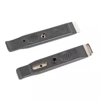Лопатки бортировочные BIKEHAND YC-3128P, пластиковые со стальным сердечником 2шт., черные, 6-153128
