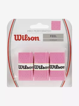 Намотка верхняя Wilson PRO Perforated FEEL 3шт. Розовый, Розовый