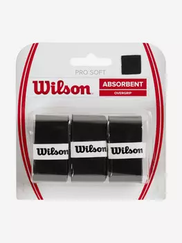 Намотка верхняя Wilson Pro Soft Overgrip, Черный
