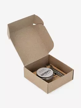 Набор для ухода Brooks Leather saddle care kit dispenser, Серебряный