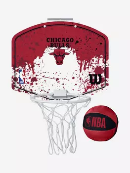 Набор для баскетбола Wilson NBA Team Mini CHI Bulls, Красный