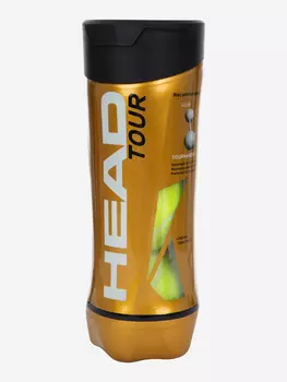 Набор мячей для большого тенниса Head Tour, 3 шт, Желтый
