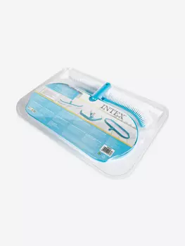 Набор для чистки бассейна DELUXE Intex 29057 сачок, щетка, вакуумная насадка, Голубой